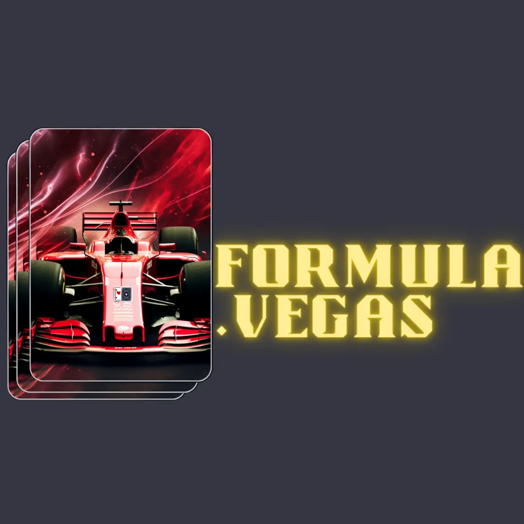 Formula.Vegas logo graphic with an F1 car